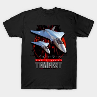 BAE Systems Tempest Next-Generation Fighter Jet T-Shirt